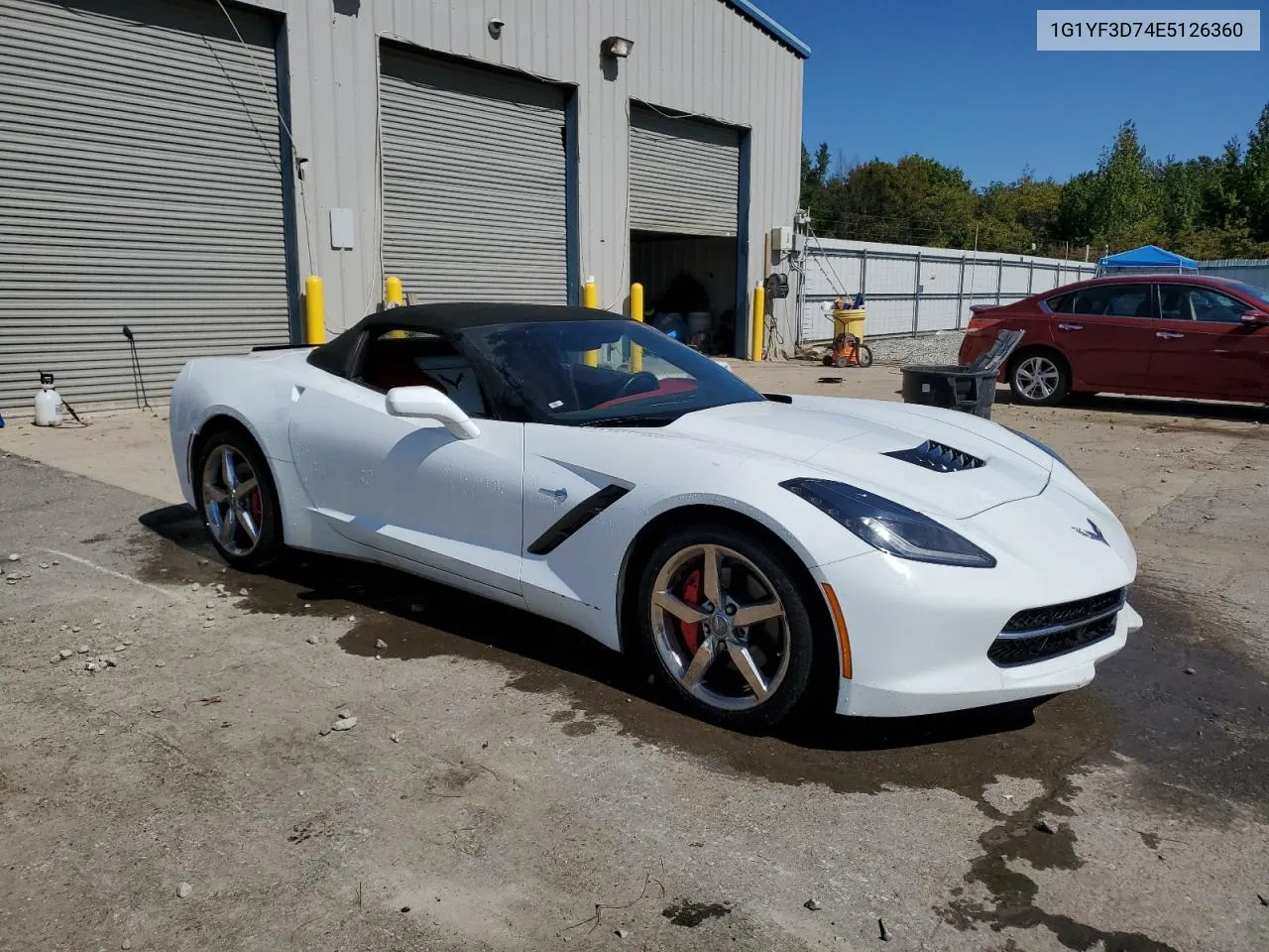 2014 Chevrolet Corvette Stingray 3Lt VIN: 1G1YF3D74E5126360 Lot: 74241264