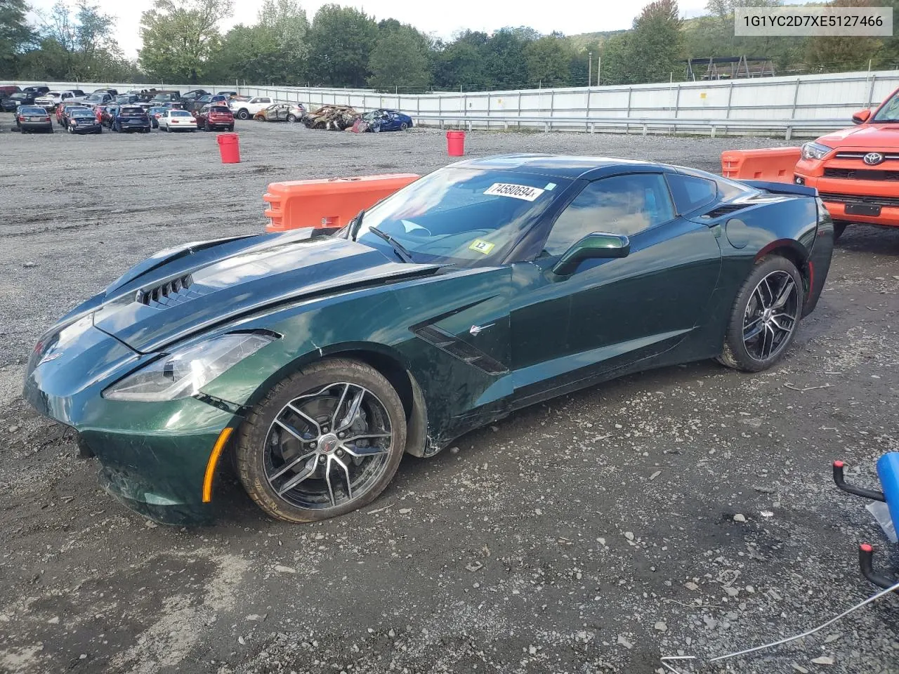 1G1YC2D7XE5127466 2014 Chevrolet Corvette Stingray 2Lt