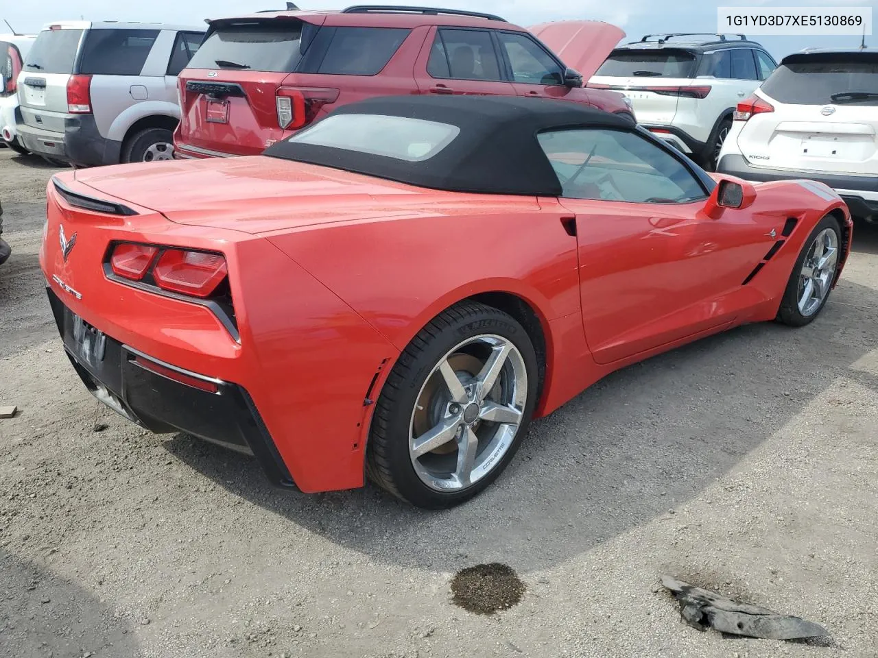 2014 Chevrolet Corvette Stingray 2Lt VIN: 1G1YD3D7XE5130869 Lot: 75005934