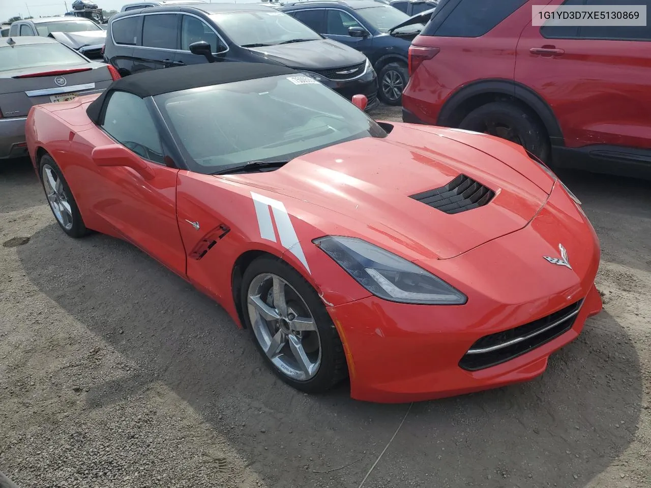 1G1YD3D7XE5130869 2014 Chevrolet Corvette Stingray 2Lt