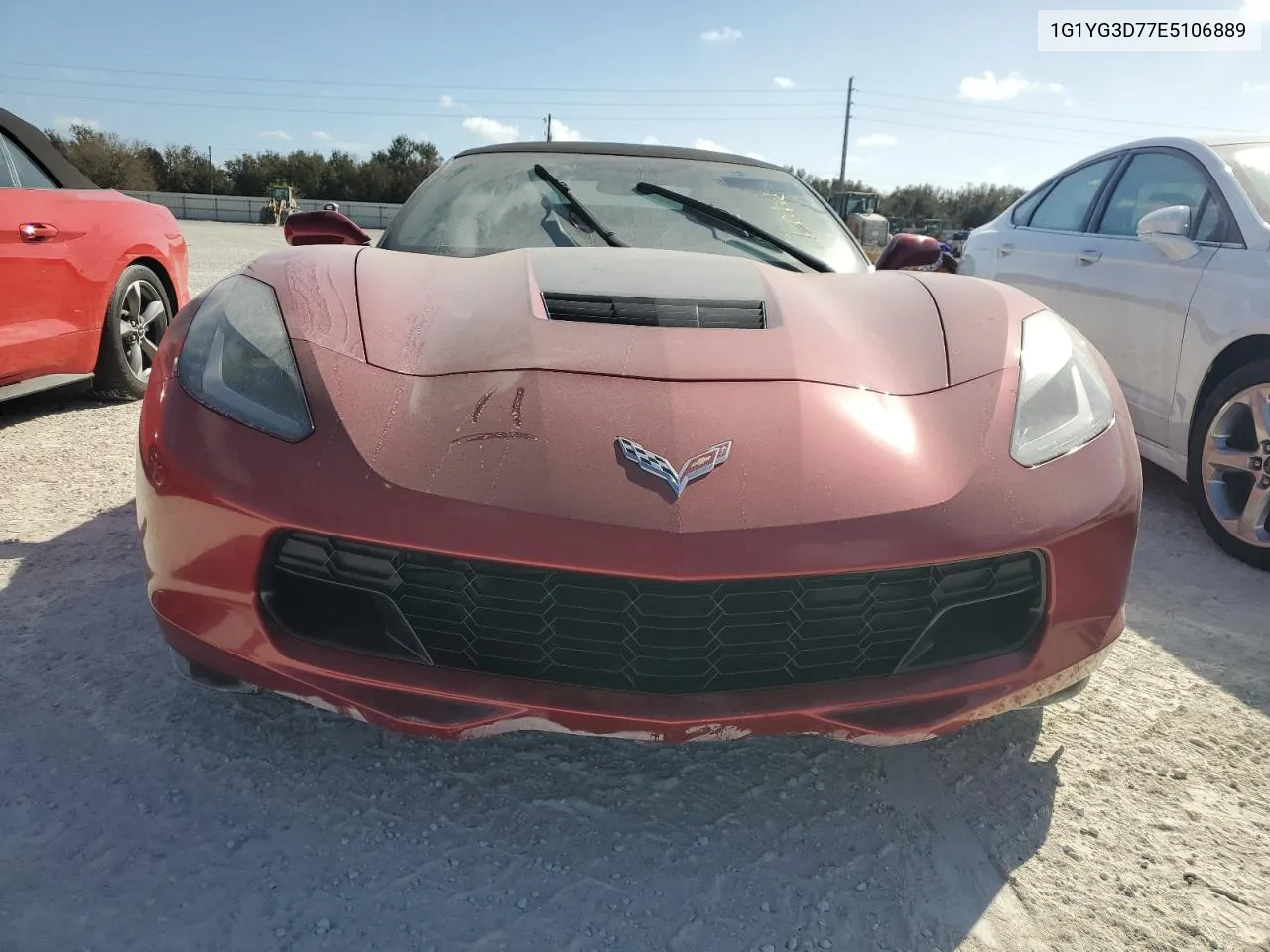 2014 Chevrolet Corvette Stingray Z51 1Lt VIN: 1G1YG3D77E5106889 Lot: 75270844