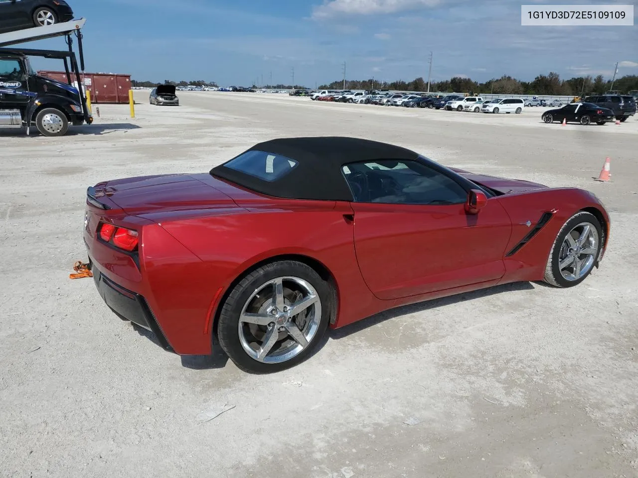 2014 Chevrolet Corvette Stingray 2Lt VIN: 1G1YD3D72E5109109 Lot: 75296884