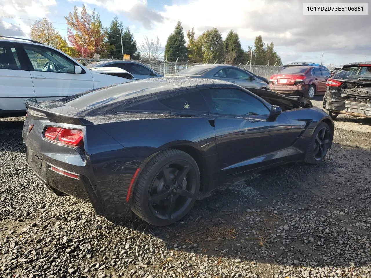 2014 Chevrolet Corvette Stingray 2Lt VIN: 1G1YD2D73E5106861 Lot: 76028364