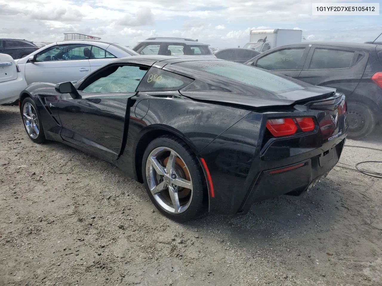 1G1YF2D7XE5105412 2014 Chevrolet Corvette Stingray 3Lt