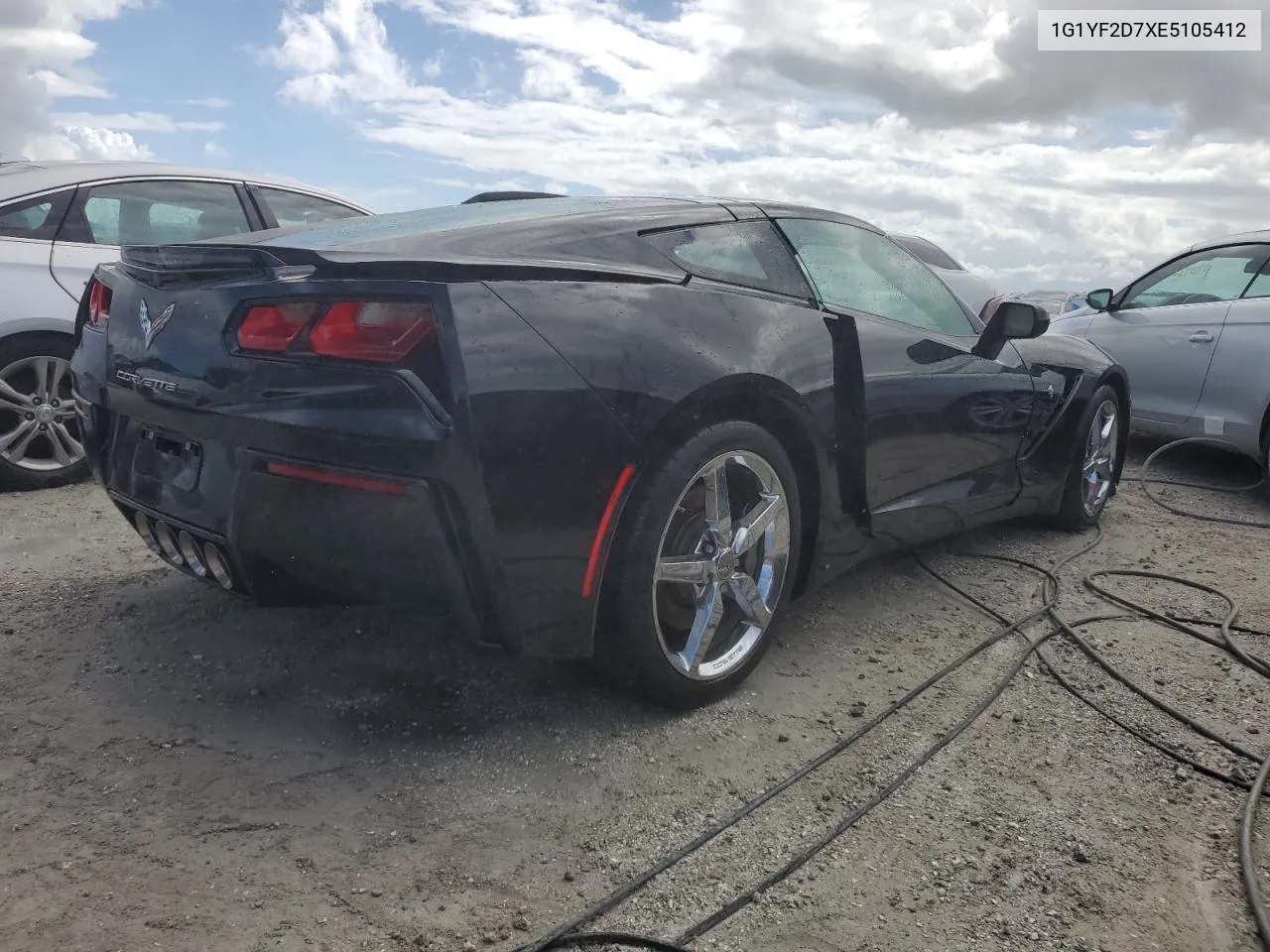 1G1YF2D7XE5105412 2014 Chevrolet Corvette Stingray 3Lt