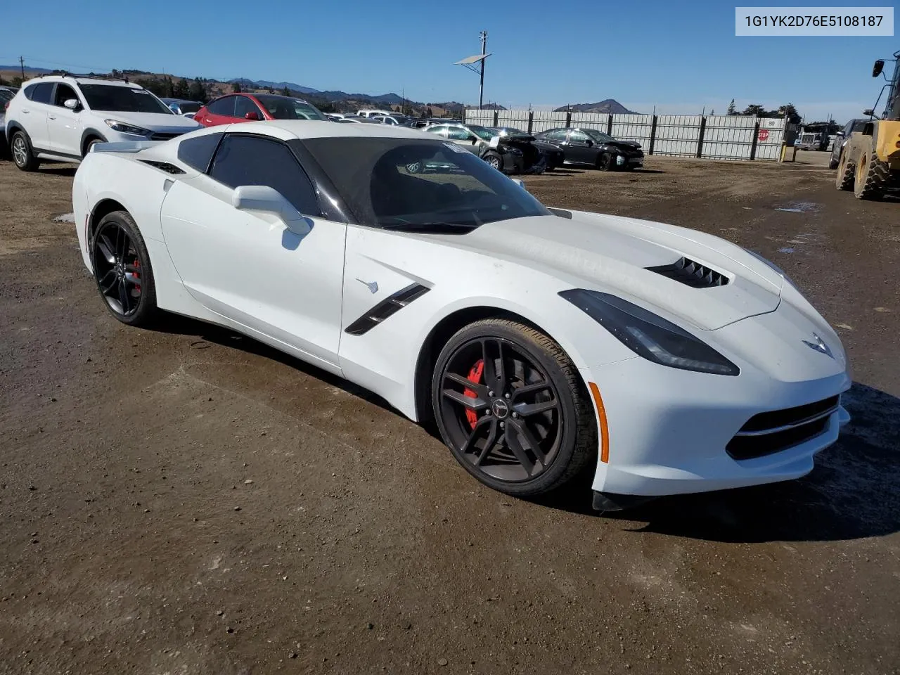 2014 Chevrolet Corvette Stingray Z51 2Lt VIN: 1G1YK2D76E5108187 Lot: 77218214