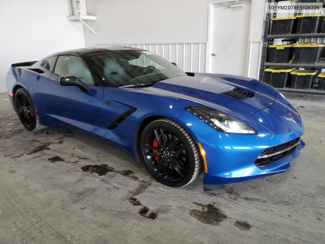 2014 Chevrolet Corvette Stingray Z51 3Lt VIN: 1G1YM2D78E5124336 Lot: 78015044