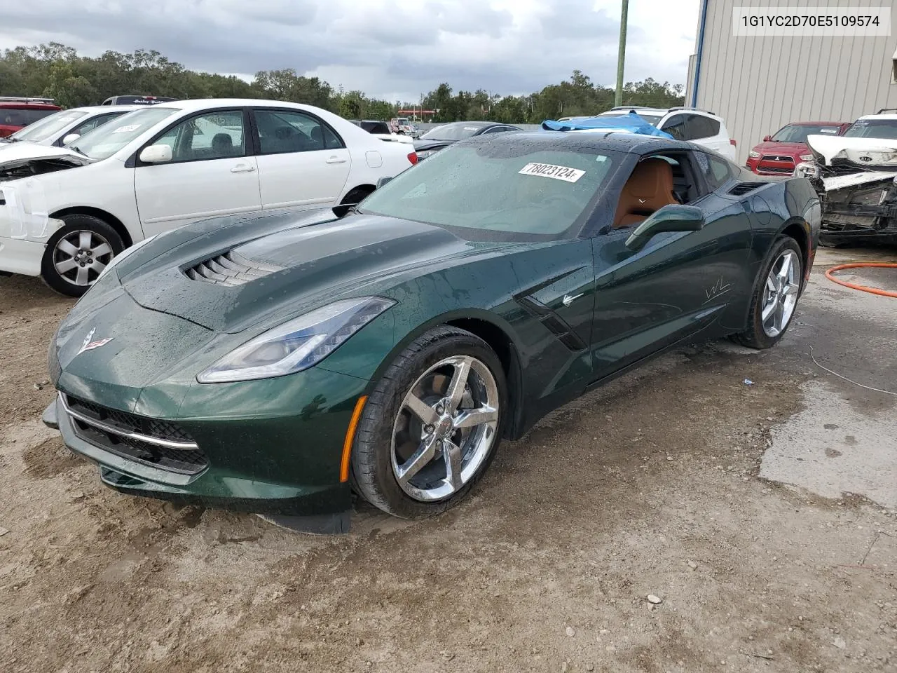 2014 Chevrolet Corvette Stingray 2Lt VIN: 1G1YC2D70E5109574 Lot: 78023124