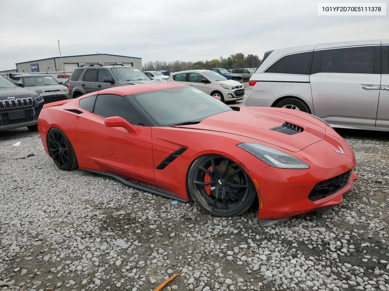 1G1YF2D70E5111378 2014 Chevrolet Corvette Stingray 3Lt