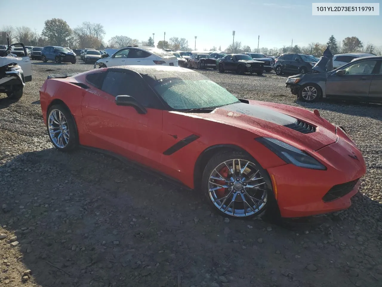 2014 Chevrolet Corvette Stingray Z51 3Lt VIN: 1G1YL2D73E5119791 Lot: 79928194