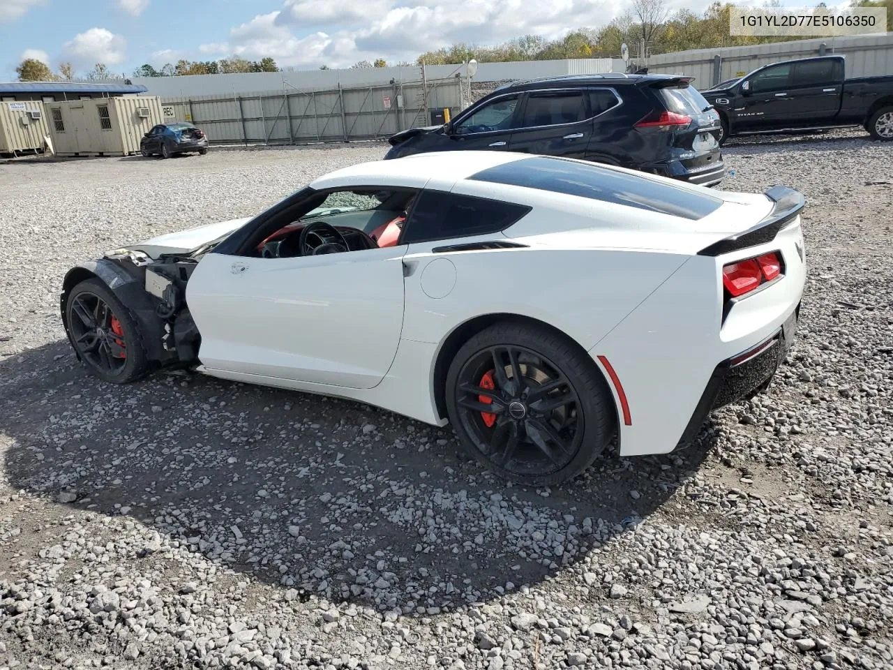 2014 Chevrolet Corvette Stingray Z51 3Lt VIN: 1G1YL2D77E5106350 Lot: 80075454