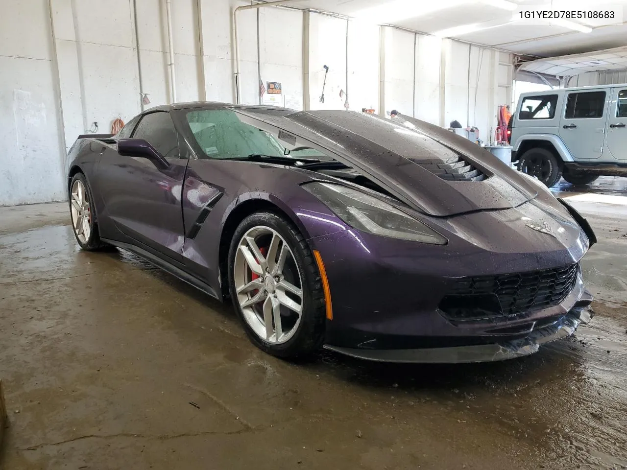 2014 Chevrolet Corvette Stingray 3Lt VIN: 1G1YE2D78E5108683 Lot: 80653464