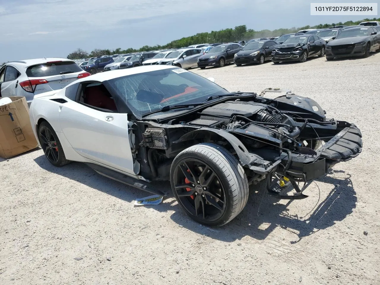 1G1YF2D75F5122894 2015 Chevrolet Corvette Stingray 3Lt