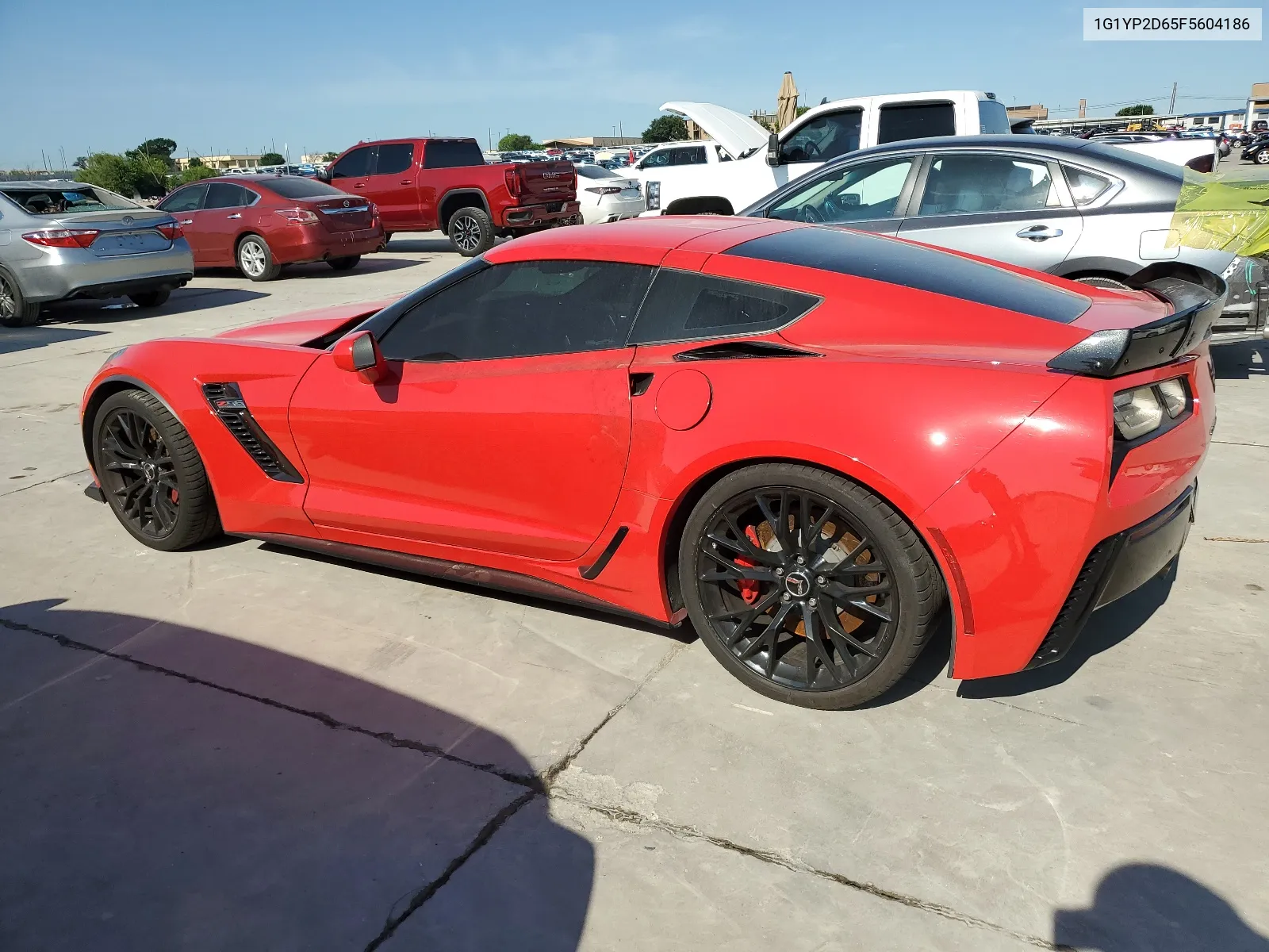 2015 Chevrolet Corvette Z06 1Lz VIN: 1G1YP2D65F5604186 Lot: 57039284