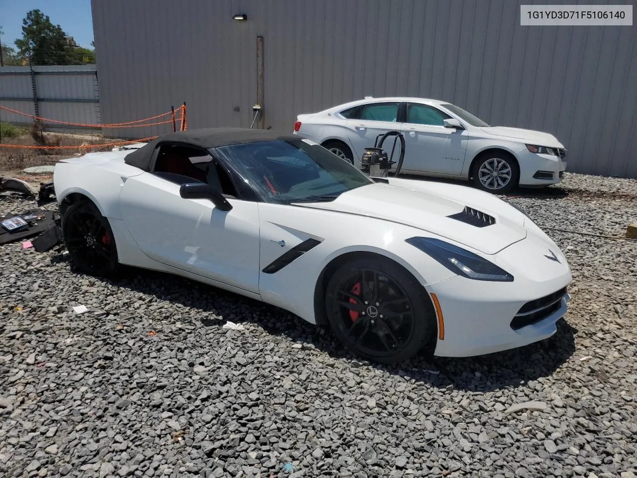 2015 Chevrolet Corvette Stingray 2Lt VIN: 1G1YD3D71F5106140 Lot: 61852534