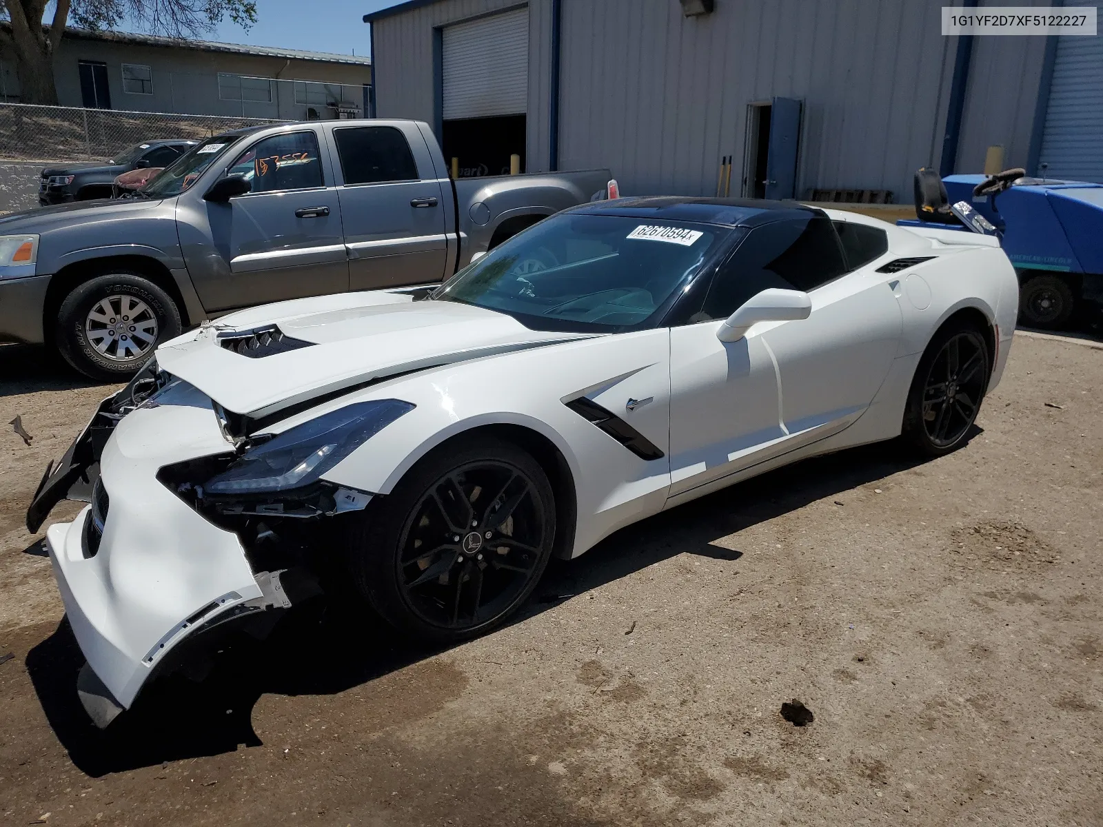 2015 Chevrolet Corvette Stingray 3Lt VIN: 1G1YF2D7XF5122227 Lot: 62670594