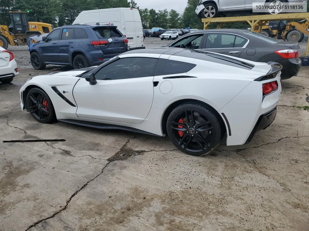 1G1YK2D74F5118136 2015 Chevrolet Corvette Stingray Z51 2Lt