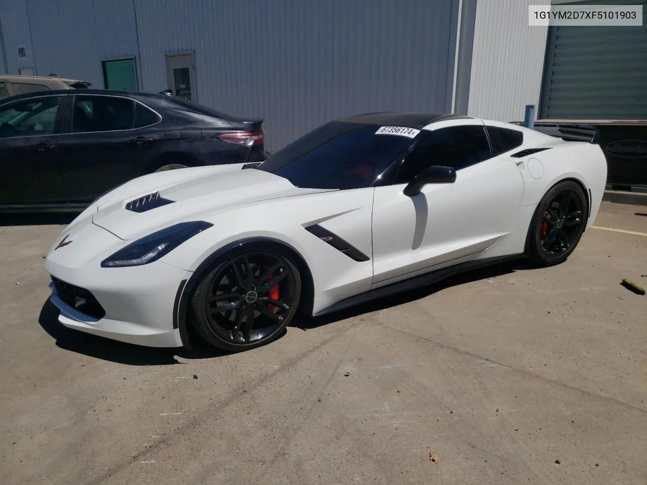 2015 Chevrolet Corvette Stingray Z51 3Lt VIN: 1G1YM2D7XF5101903 Lot: 67356174