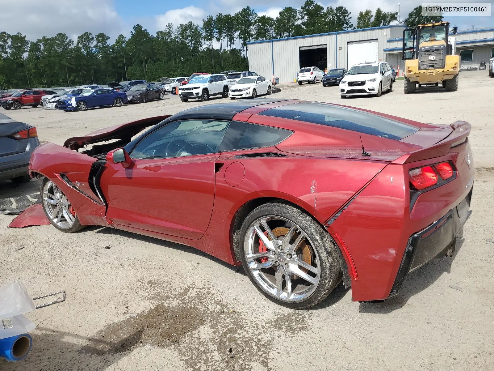 2015 Chevrolet Corvette Stingray Z51 3Lt VIN: 1G1YM2D7XF5100461 Lot: 68673454