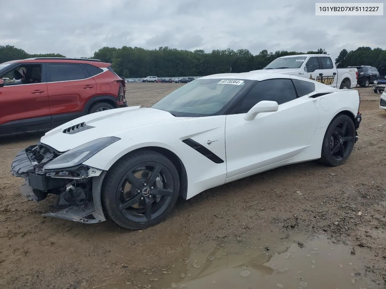 2015 Chevrolet Corvette Stingray 1Lt VIN: 1G1YB2D7XF5112227 Lot: 68730364