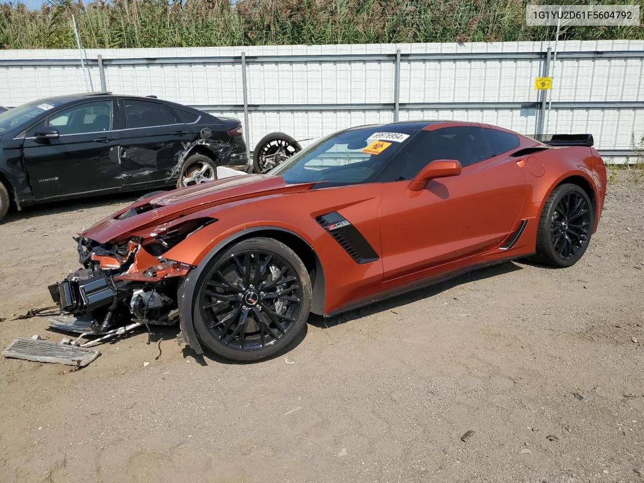 2015 Chevrolet Corvette Z06 3Lz VIN: 1G1YU2D61F5604792 Lot: 69976954