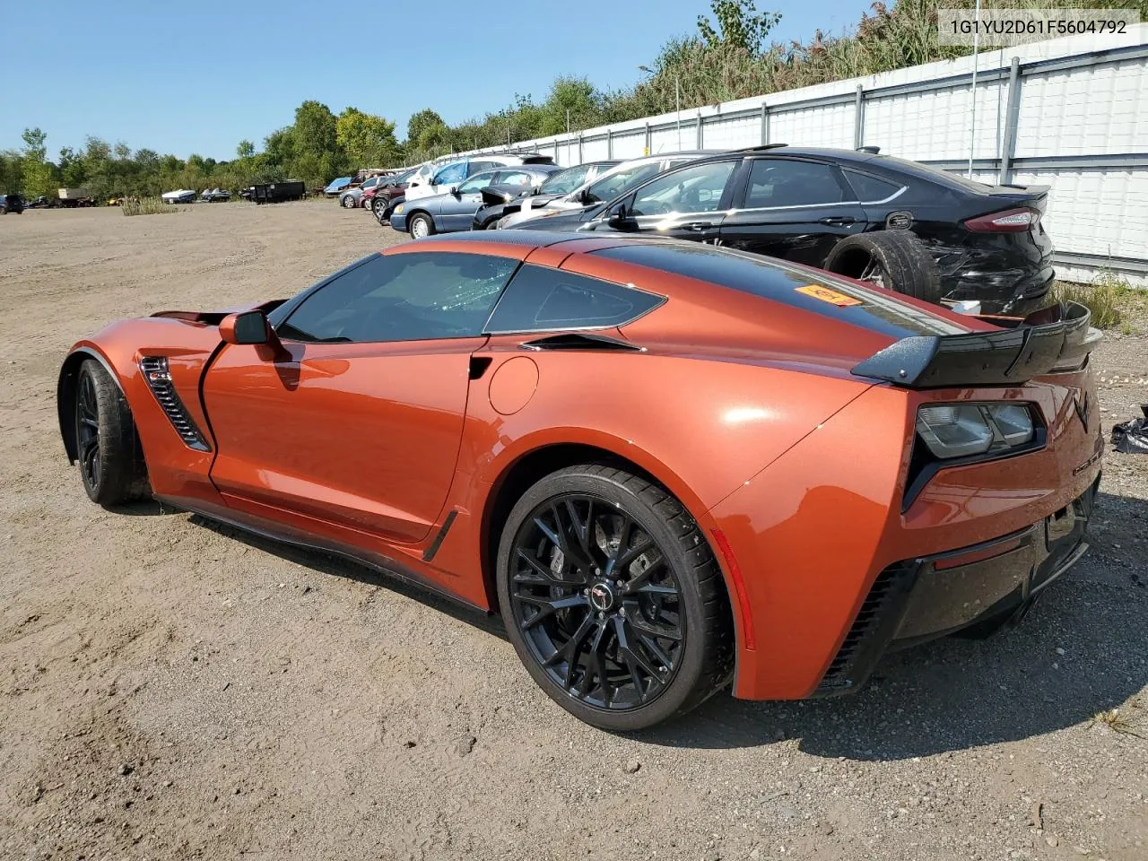 2015 Chevrolet Corvette Z06 3Lz VIN: 1G1YU2D61F5604792 Lot: 69976954