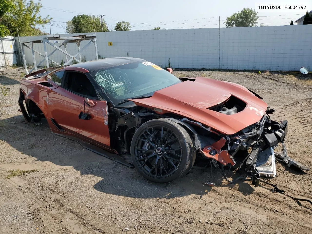 2015 Chevrolet Corvette Z06 3Lz VIN: 1G1YU2D61F5604792 Lot: 69976954