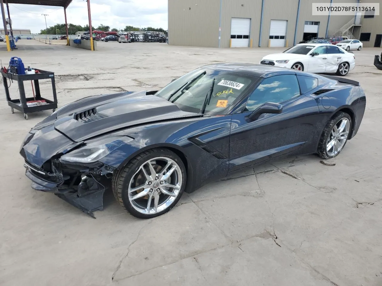 2015 Chevrolet Corvette Stingray 2Lt VIN: 1G1YD2D78F5113614 Lot: 70638624