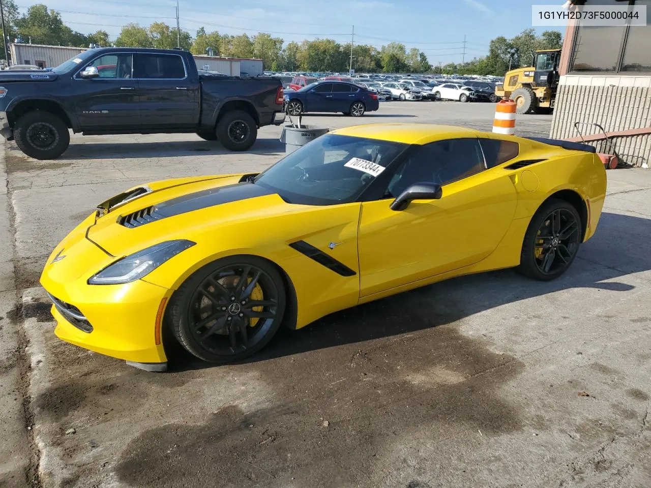 2015 Chevrolet Corvette Stingray Z51 1Lt VIN: 1G1YH2D73F5000044 Lot: 70773344