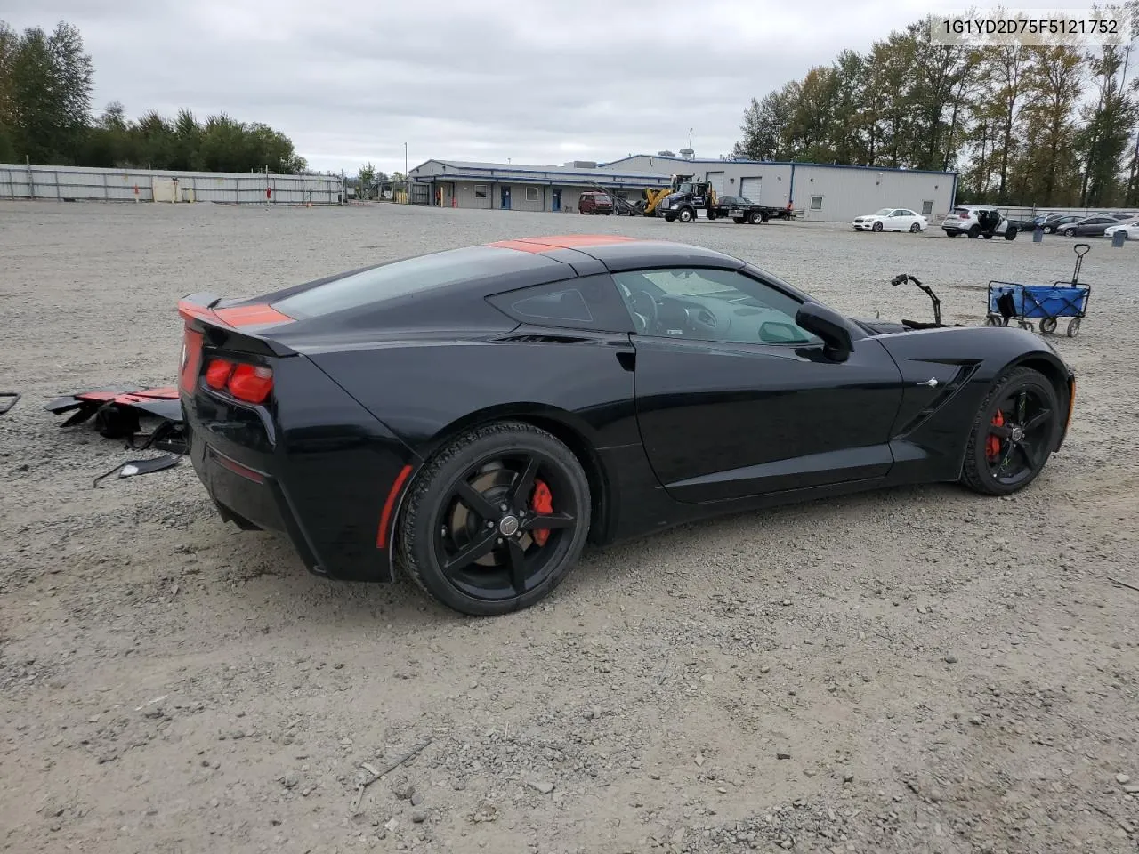 1G1YD2D75F5121752 2015 Chevrolet Corvette Stingray 2Lt