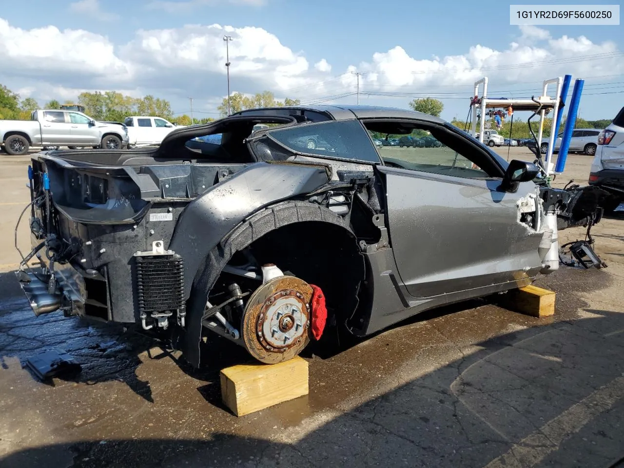 2015 Chevrolet Corvette Z06 2Lz VIN: 1G1YR2D69F5600250 Lot: 71712644