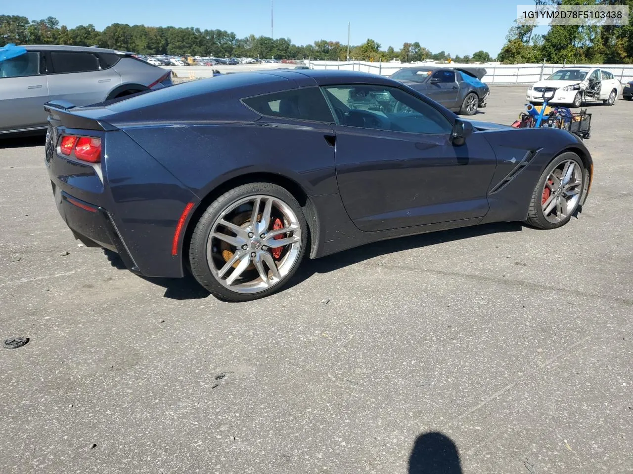 2015 Chevrolet Corvette Stingray Z51 3Lt VIN: 1G1YM2D78F5103438 Lot: 73489984