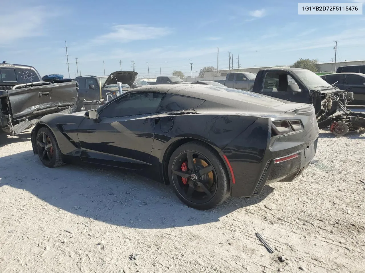 1G1YB2D72F5115476 2015 Chevrolet Corvette Stingray 1Lt