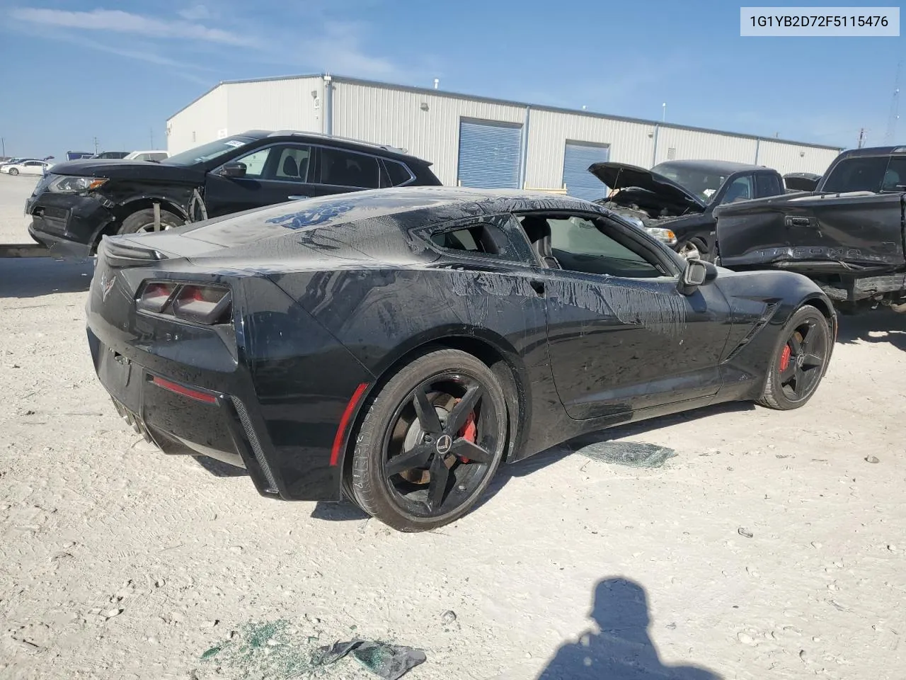 1G1YB2D72F5115476 2015 Chevrolet Corvette Stingray 1Lt