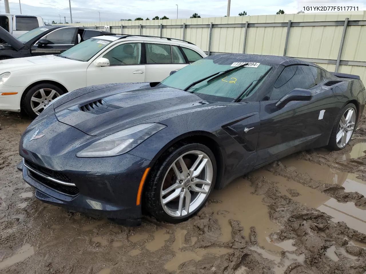 2015 Chevrolet Corvette Stingray Z51 2Lt VIN: 1G1YK2D77F5117711 Lot: 73775094