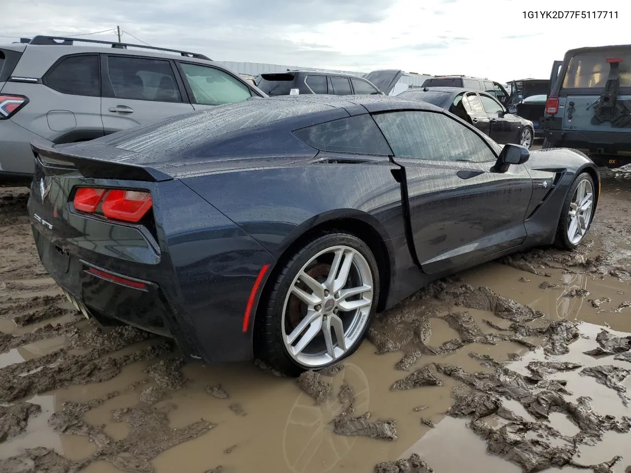 2015 Chevrolet Corvette Stingray Z51 2Lt VIN: 1G1YK2D77F5117711 Lot: 73775094