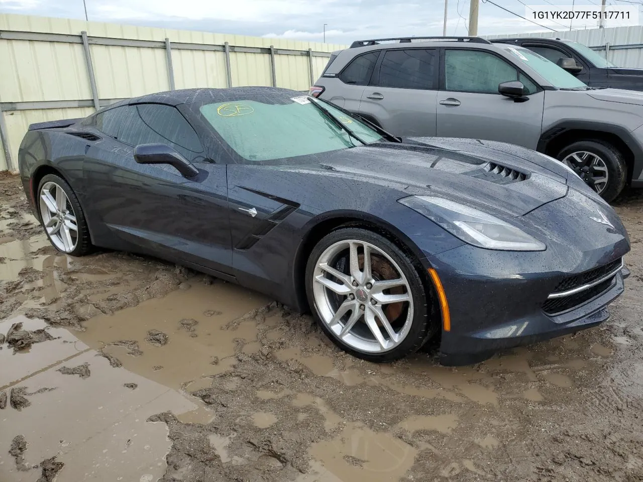 2015 Chevrolet Corvette Stingray Z51 2Lt VIN: 1G1YK2D77F5117711 Lot: 73775094