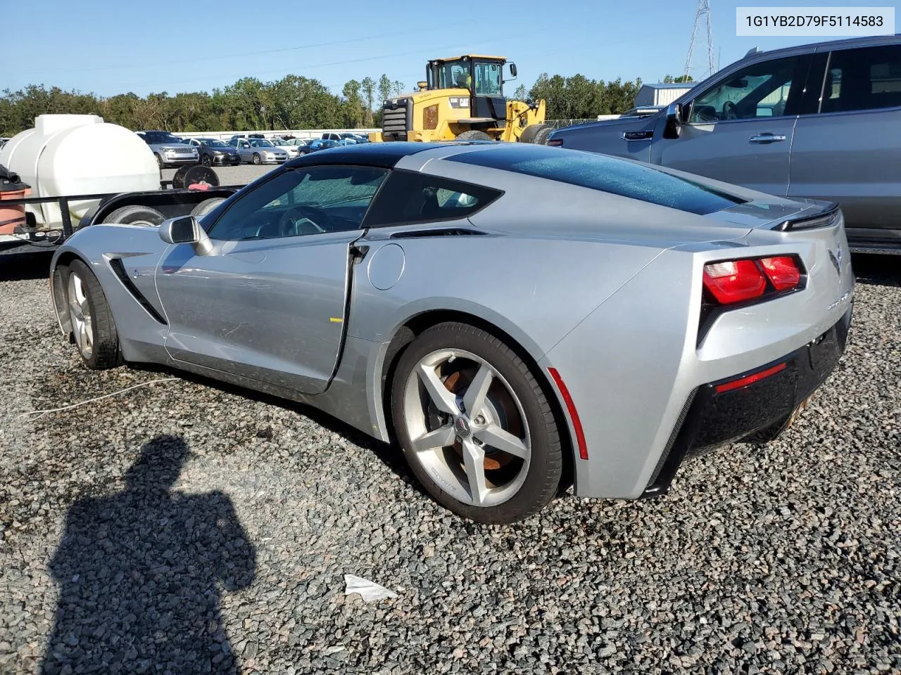 2015 Chevrolet Corvette Stingray 1Lt VIN: 1G1YB2D79F5114583 Lot: 73865754