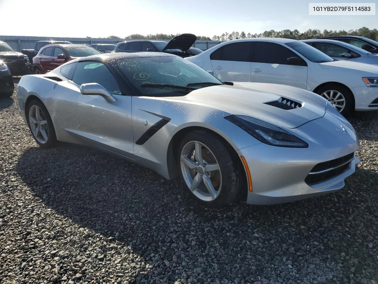 2015 Chevrolet Corvette Stingray 1Lt VIN: 1G1YB2D79F5114583 Lot: 73865754