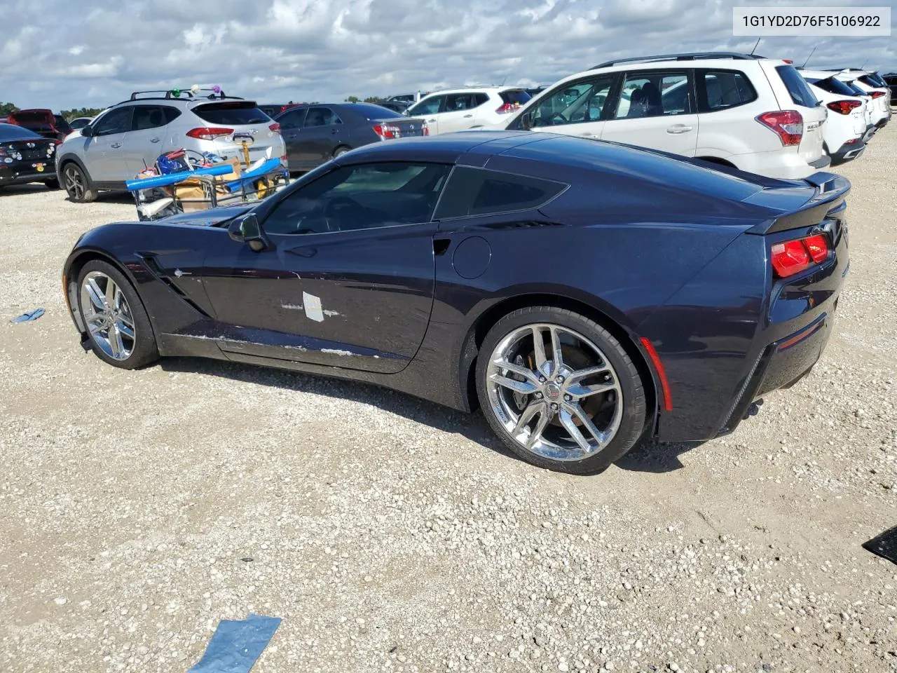 2015 Chevrolet Corvette Stingray 2Lt VIN: 1G1YD2D76F5106922 Lot: 73888084