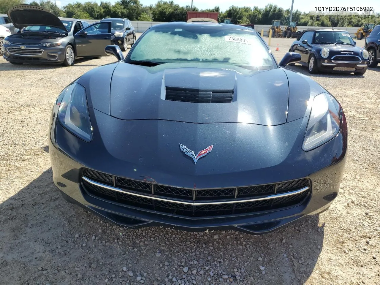 2015 Chevrolet Corvette Stingray 2Lt VIN: 1G1YD2D76F5106922 Lot: 73888084