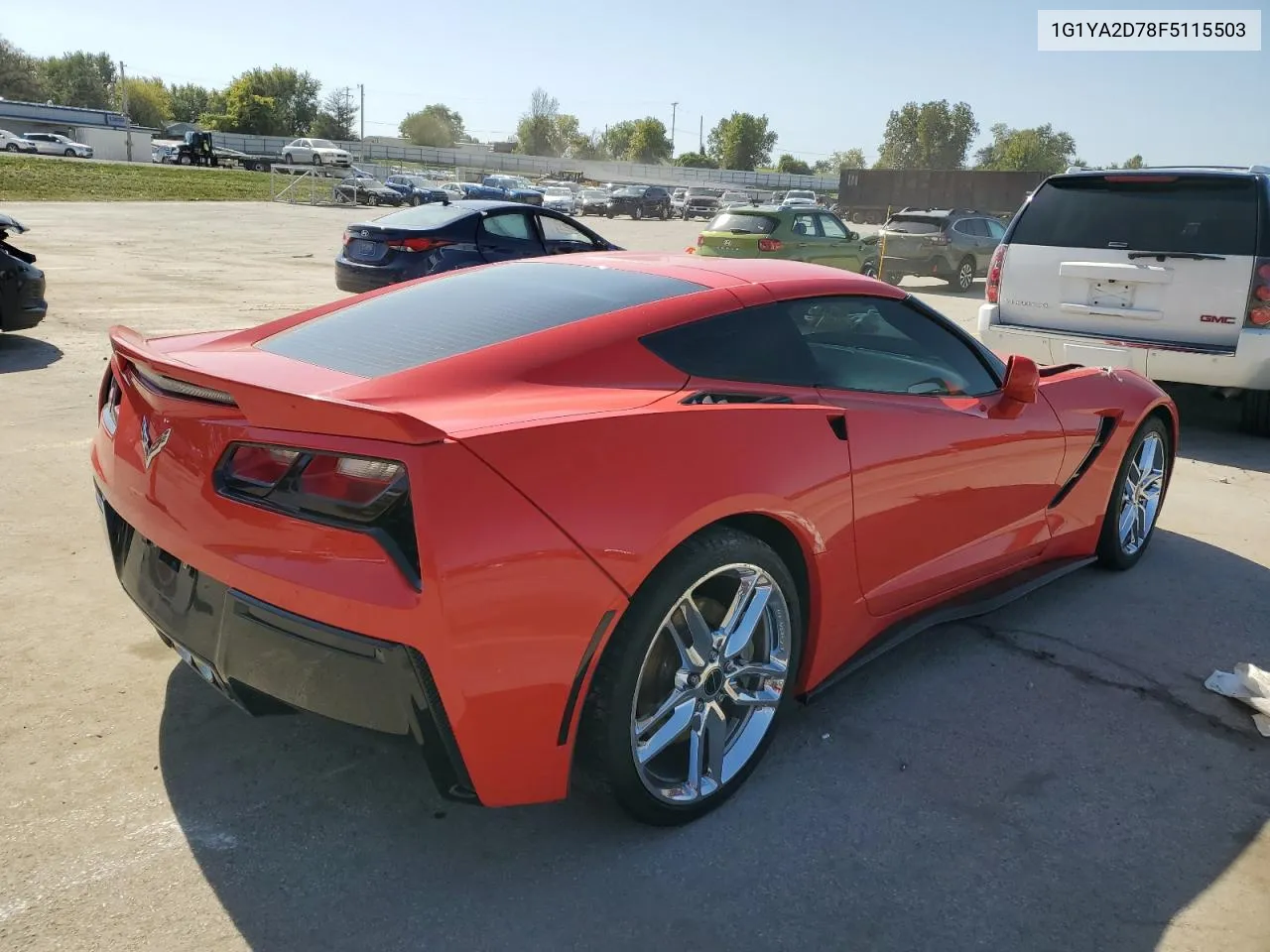 2015 Chevrolet Corvette Stingray 1Lt VIN: 1G1YA2D78F5115503 Lot: 74115974