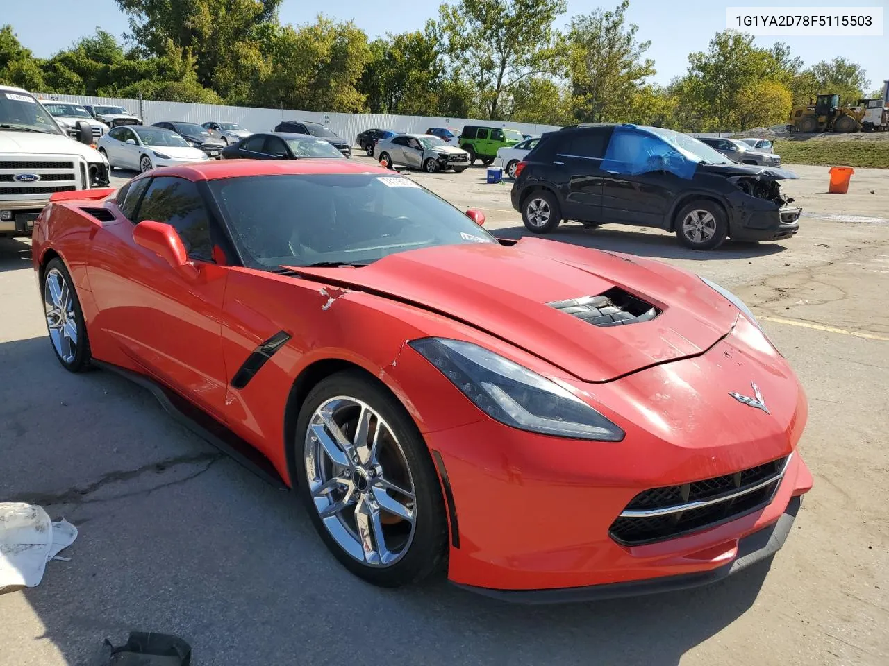 2015 Chevrolet Corvette Stingray 1Lt VIN: 1G1YA2D78F5115503 Lot: 74115974