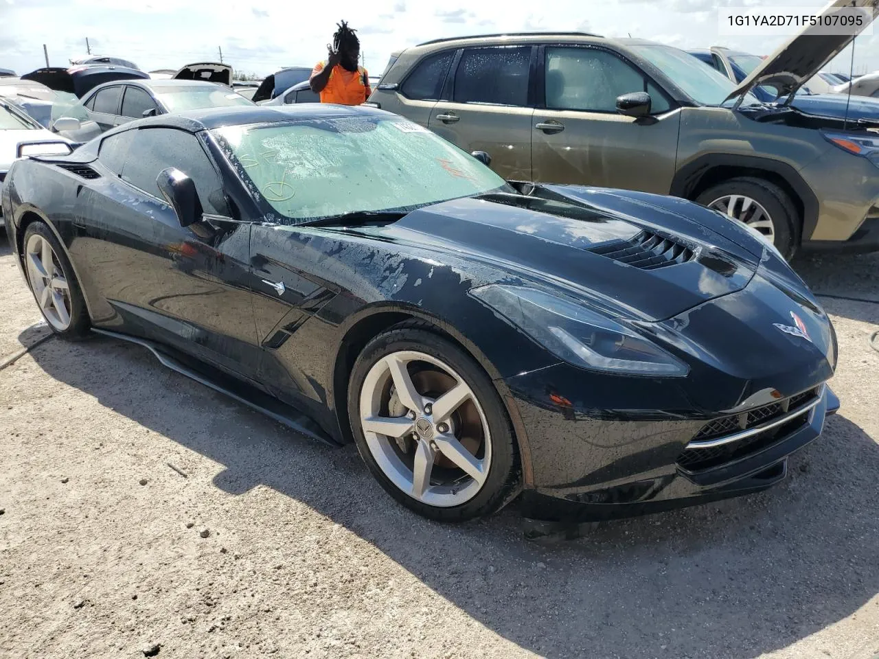 2015 Chevrolet Corvette Stingray 1Lt VIN: 1G1YA2D71F5107095 Lot: 74327014