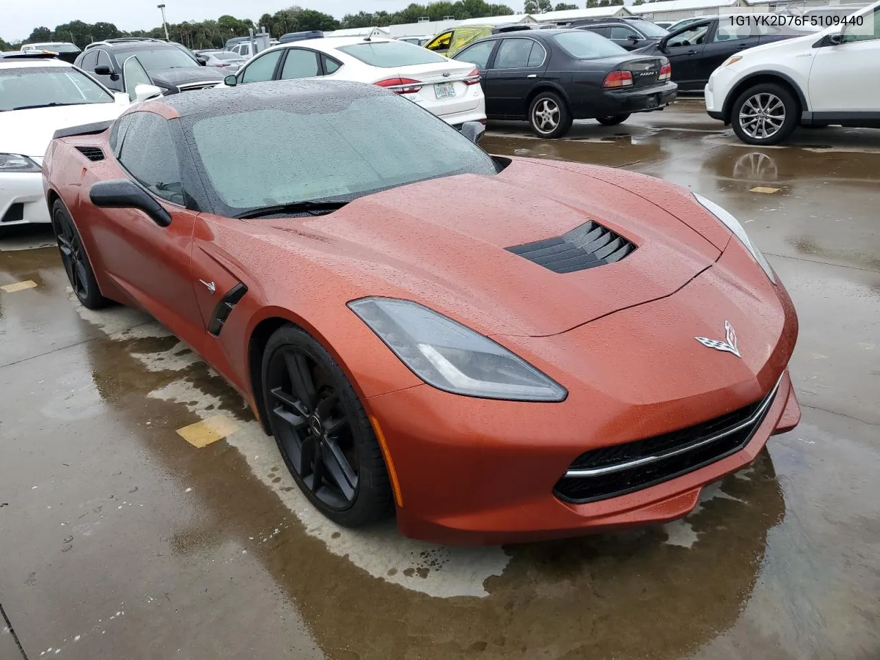 1G1YK2D76F5109440 2015 Chevrolet Corvette Stingray Z51 2Lt