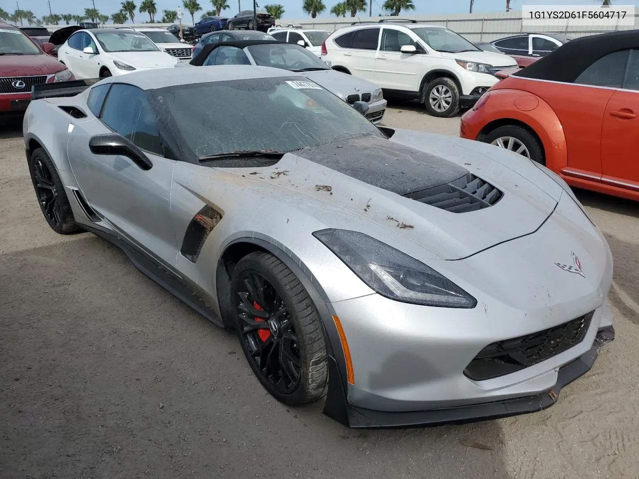 2015 Chevrolet Corvette Z06 2Lz VIN: 1G1YS2D61F5604717 Lot: 74477974