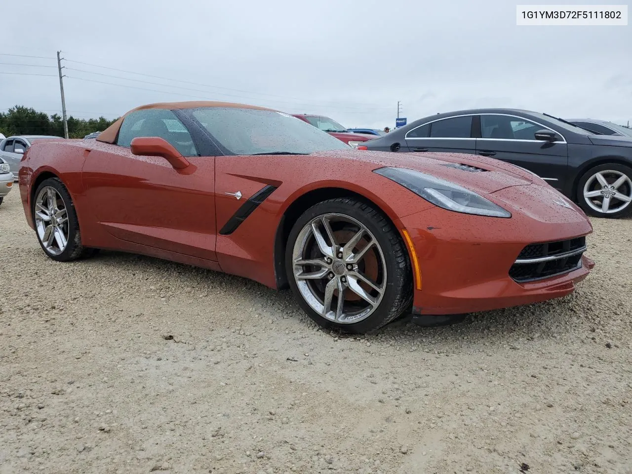 2015 Chevrolet Corvette Stingray Z51 3Lt VIN: 1G1YM3D72F5111802 Lot: 74503004