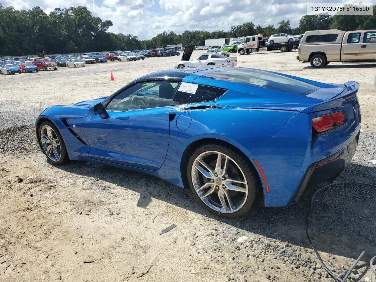 1G1YK2D75F5116590 2015 Chevrolet Corvette Stingray Z51 2Lt