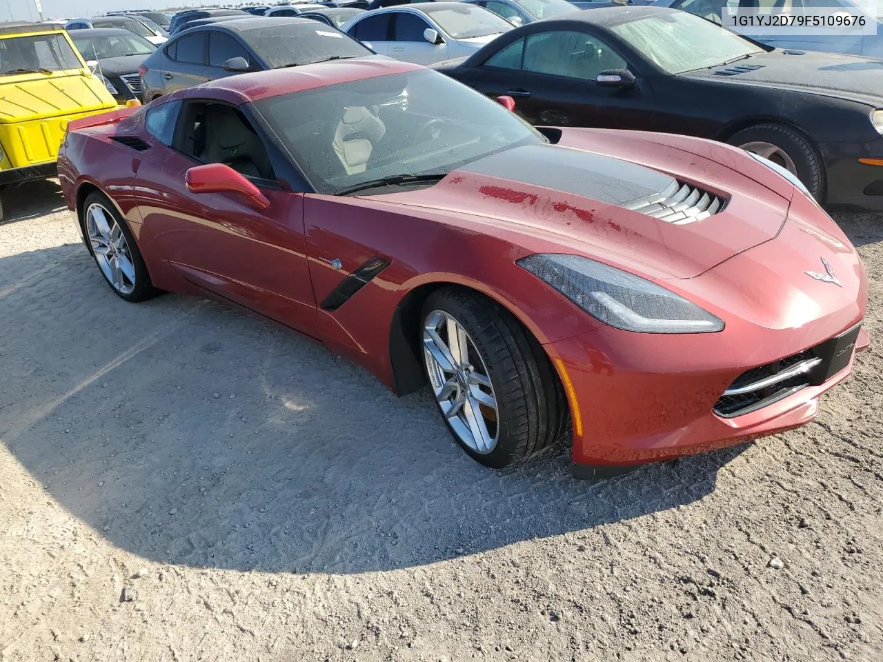 1G1YJ2D79F5109676 2015 Chevrolet Corvette Stingray Z51 2Lt