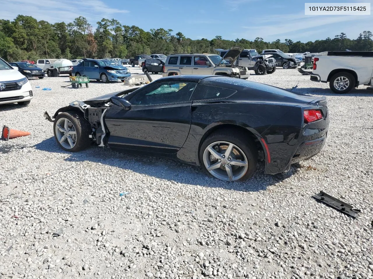 2015 Chevrolet Corvette Stingray 1Lt VIN: 1G1YA2D73F5115425 Lot: 76010124